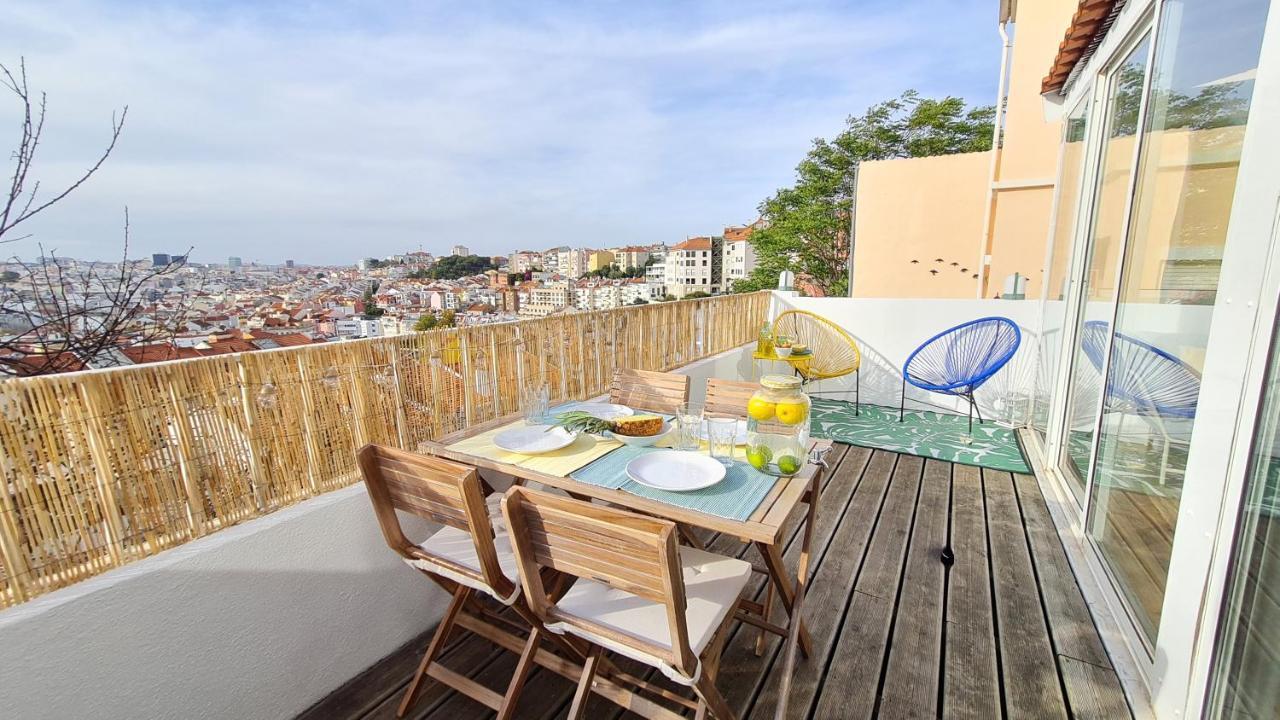 Happy Stay Lisbon - Suite With A View, Private Terrace & Ac Eksteriør bilde